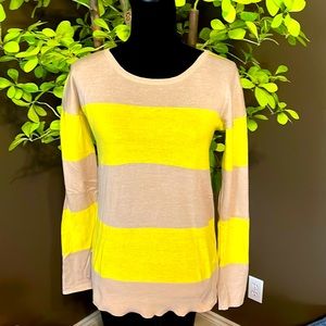 NWOT Garnet Hill Striped Sweater